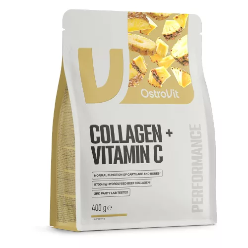 OstroVit Collagen + Vitamin C 400g Pineapple (Ananász)