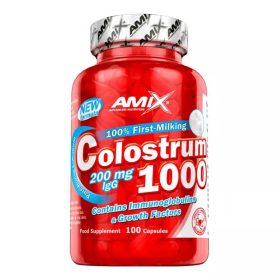   AMIX 100% First-Milking Colostrum 1000mg 100 Caps 100 Kapszula
