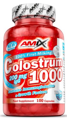 AMIX 100% First-Milking Colostrum 1000mg 100 Caps 100 Kapszula