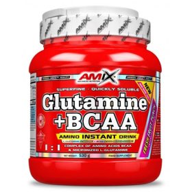AMIX L-Glutamine + BCAA 500g Unflavored (Ízesítetlen)