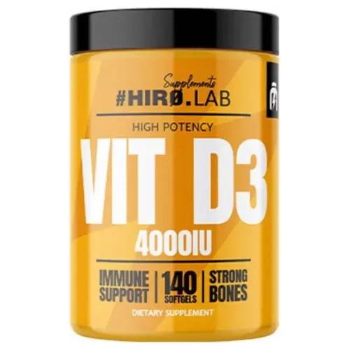 Hiro.Lab Supplements Vitamin D3 4000 IU 140 Softgels 140 Gélkapszula