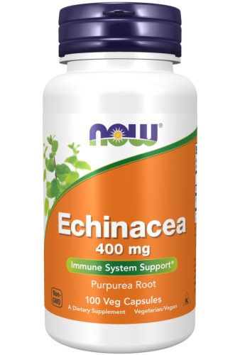 Now Foods Echinacea 400mg 100 Veg Capsules 100 Kapszula