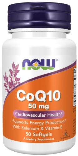 Now Foods CoQ10 50mg 50 Softgels 50 Gélkapszula