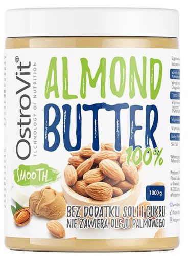 OstroVit Nutvit 100% Almond Butter 1000g Smooth (Lágy)