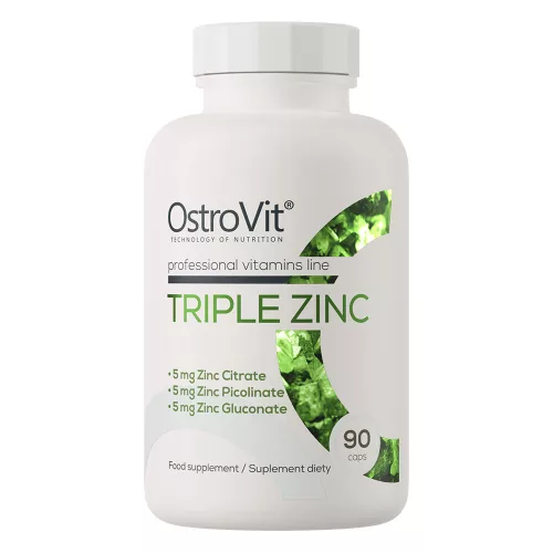 OstroVit Triple Zinc 90 Capsules 90 Kapszula