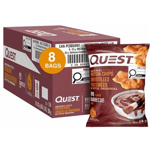 Quest Nutrition Karton Protein Chips Original Style 8x32g