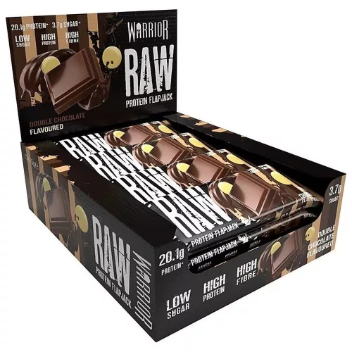 Warrior Karton Raw Protein Oat Flapjack Bar 12x75g