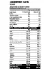 Supplement Facts (original, Extrifit®)