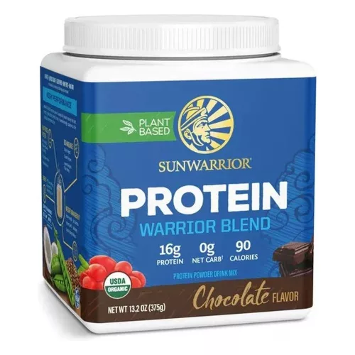 Sunwarrior Protein Warrior Blend (Plant Based, Organic) 375g