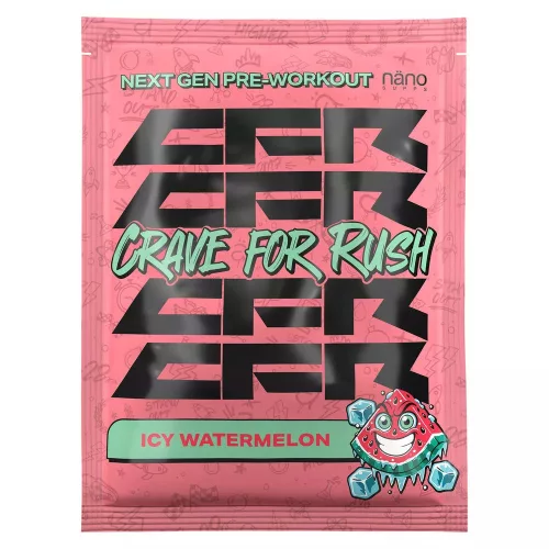 Nano Supps Karton Crave for Rush (CFR) Pre-Workout 20x20g