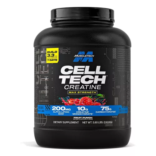 Muscle Tech Cell Tech Creatine Max Strength NEW 2630g