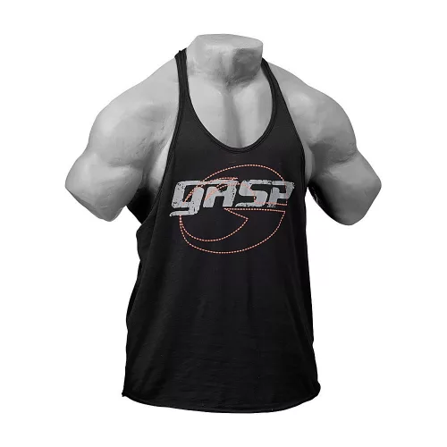 Gasp Deep Cut Club Tank Black