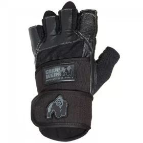 Gorilla Wear Dallas Wrist Wrap Gloves Black