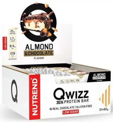 Nutrend Karton Qwizz Protein Bar 12x60g