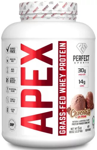 Perfect Sports Apex Grass-Fed 100% Pure Whey Protein 2267g