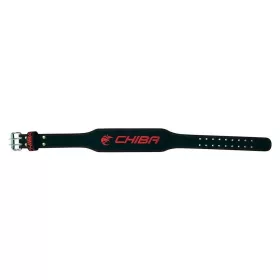 Chiba Leather Belt Black/Red (Fekete/Piros)